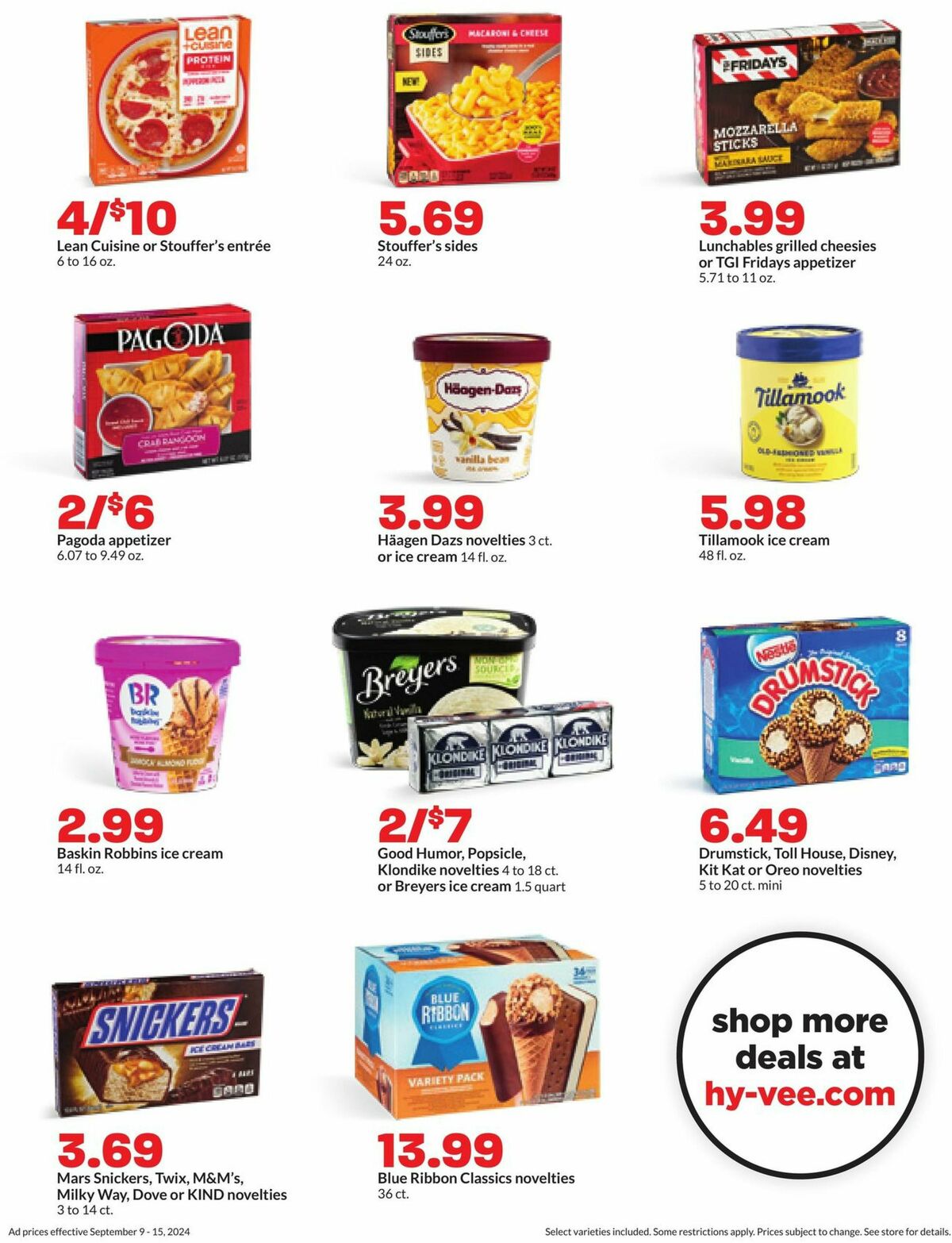 Hy-Vee Weekly Ad from September 9