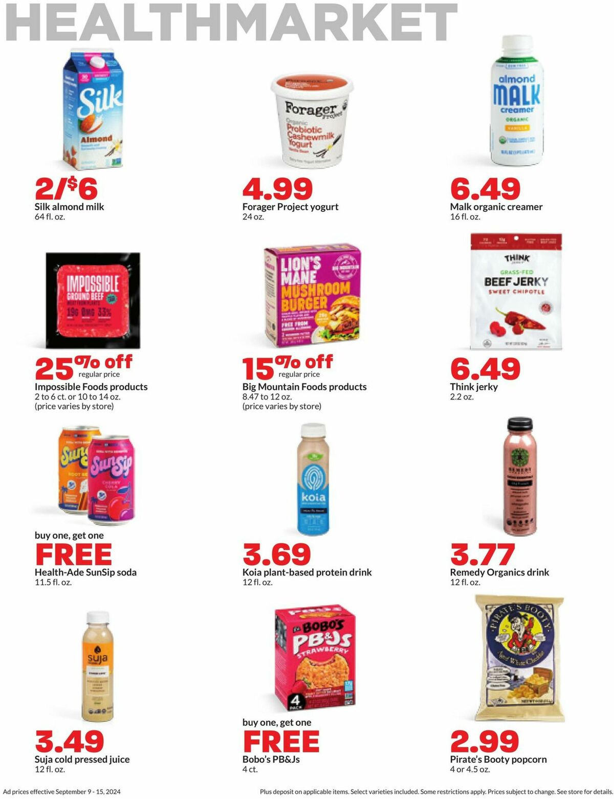 Hy-Vee Weekly Ad from September 9