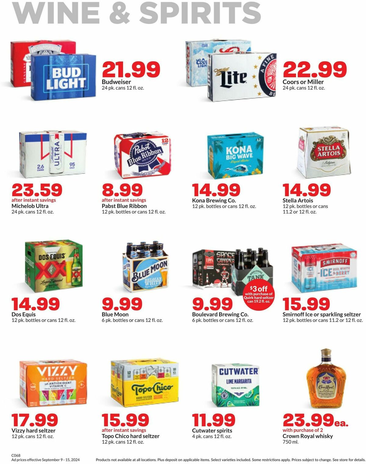 Hy-Vee Weekly Ad from September 9