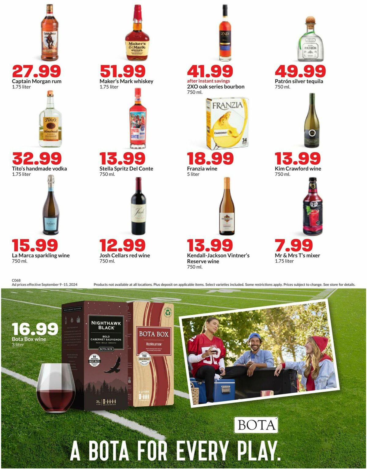 Hy-Vee Weekly Ad from September 9