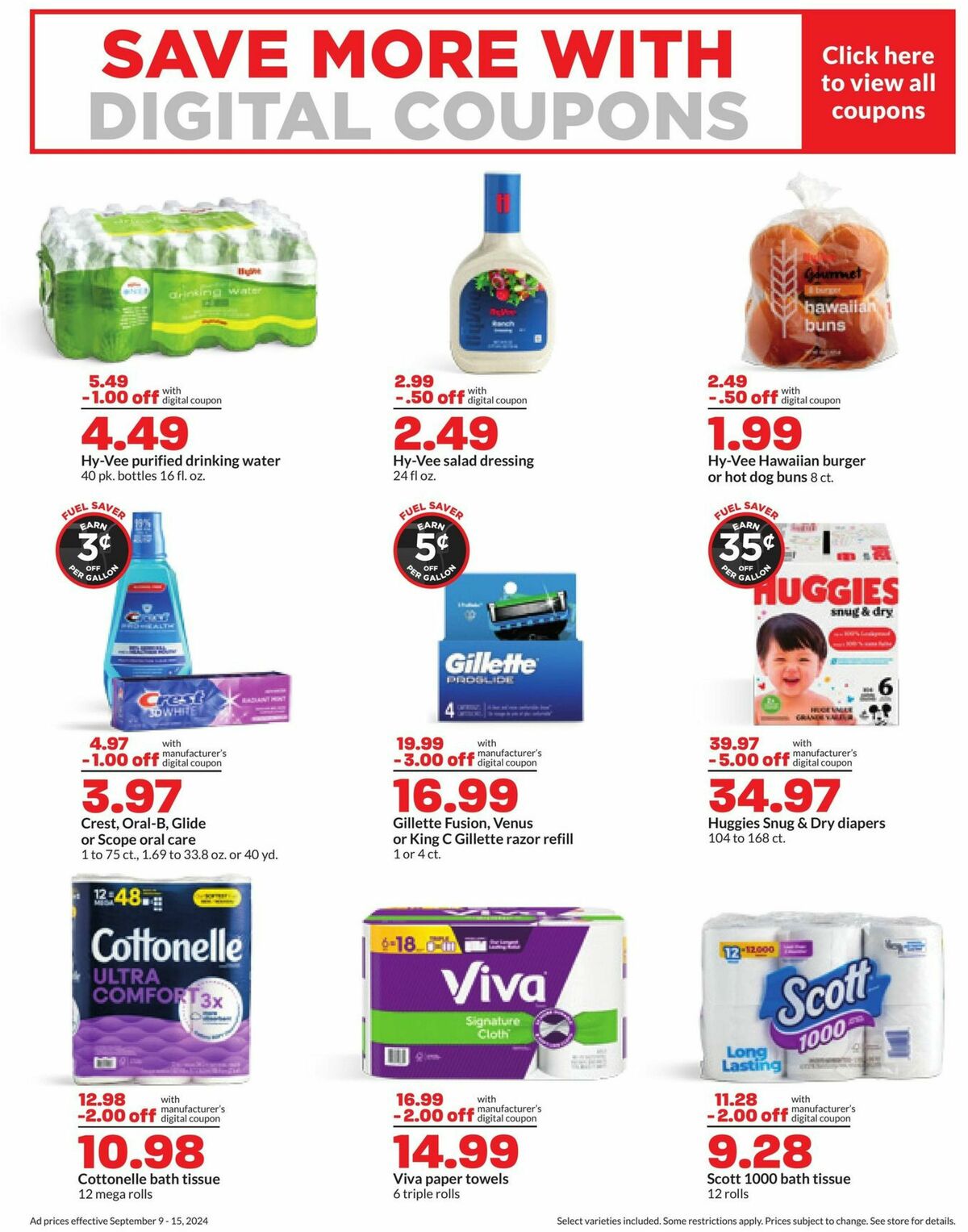 Hy-Vee Weekly Ad from September 9