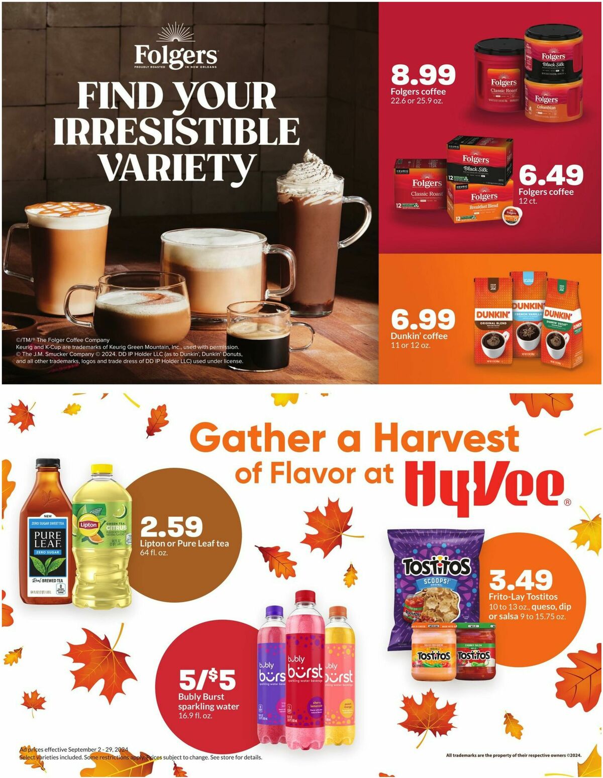 Hy-Vee Weekly Ad from September 9