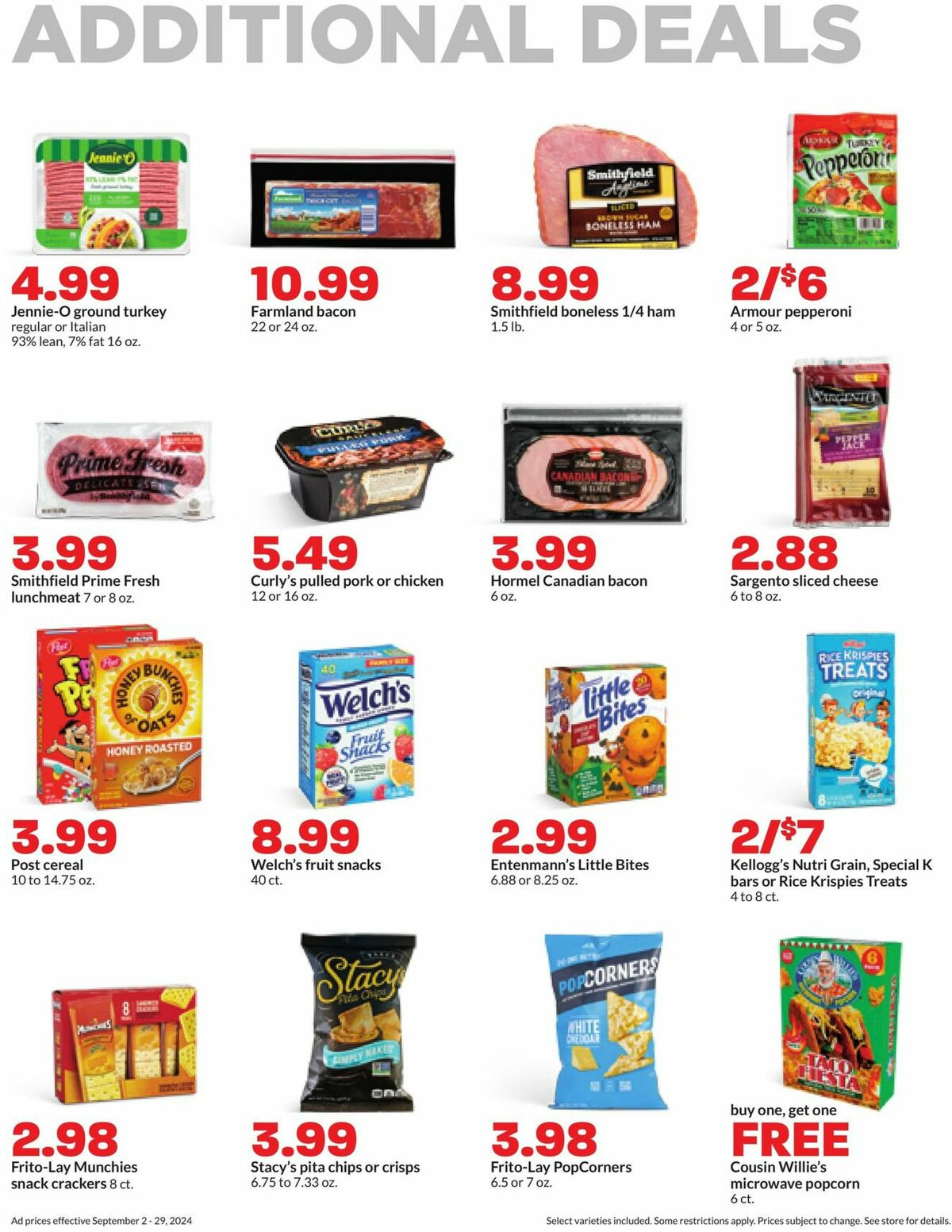 Hy-Vee Weekly Ad from September 9