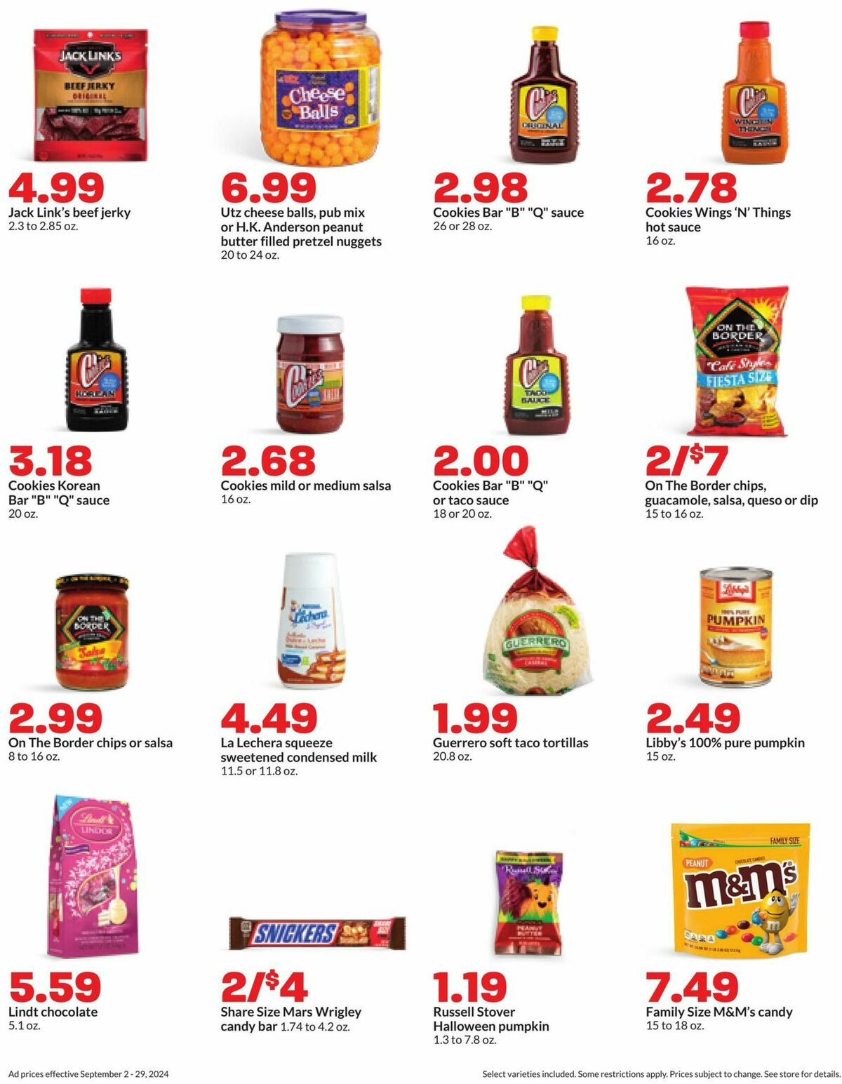 Hy-Vee Weekly Ad from September 9