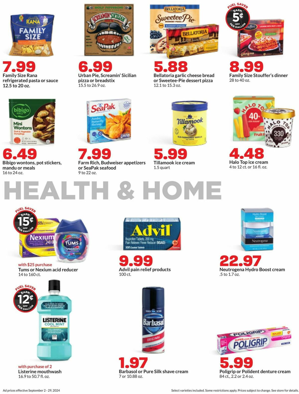 Hy-Vee Weekly Ad from September 9