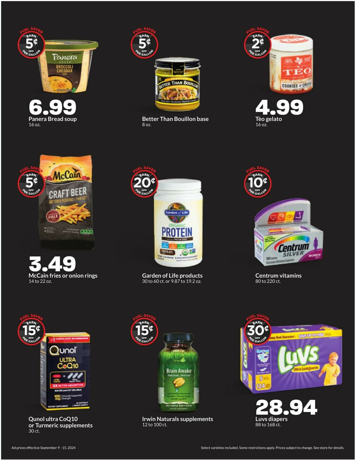 Hy-Vee Weekly Ad from September 9