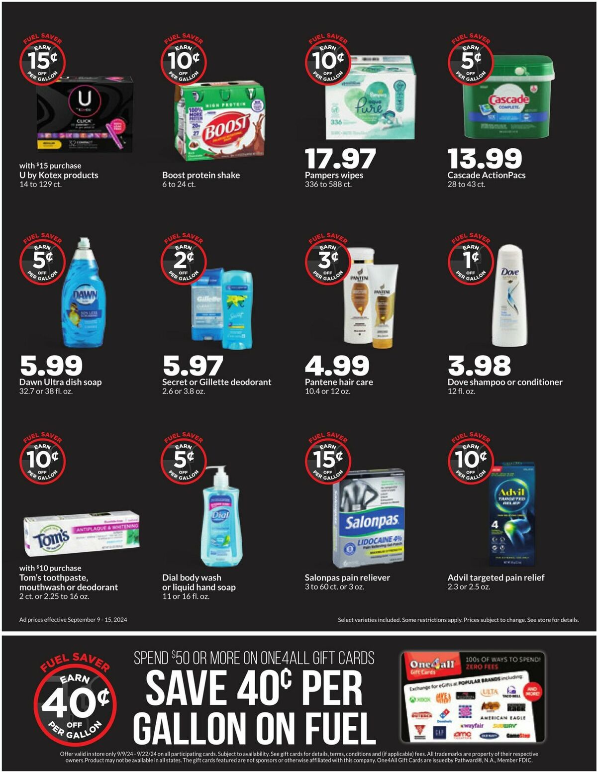 Hy-Vee Weekly Ad from September 9