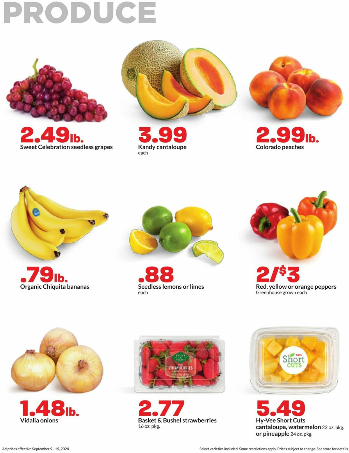 Hy-Vee Weekly Ad from September 9