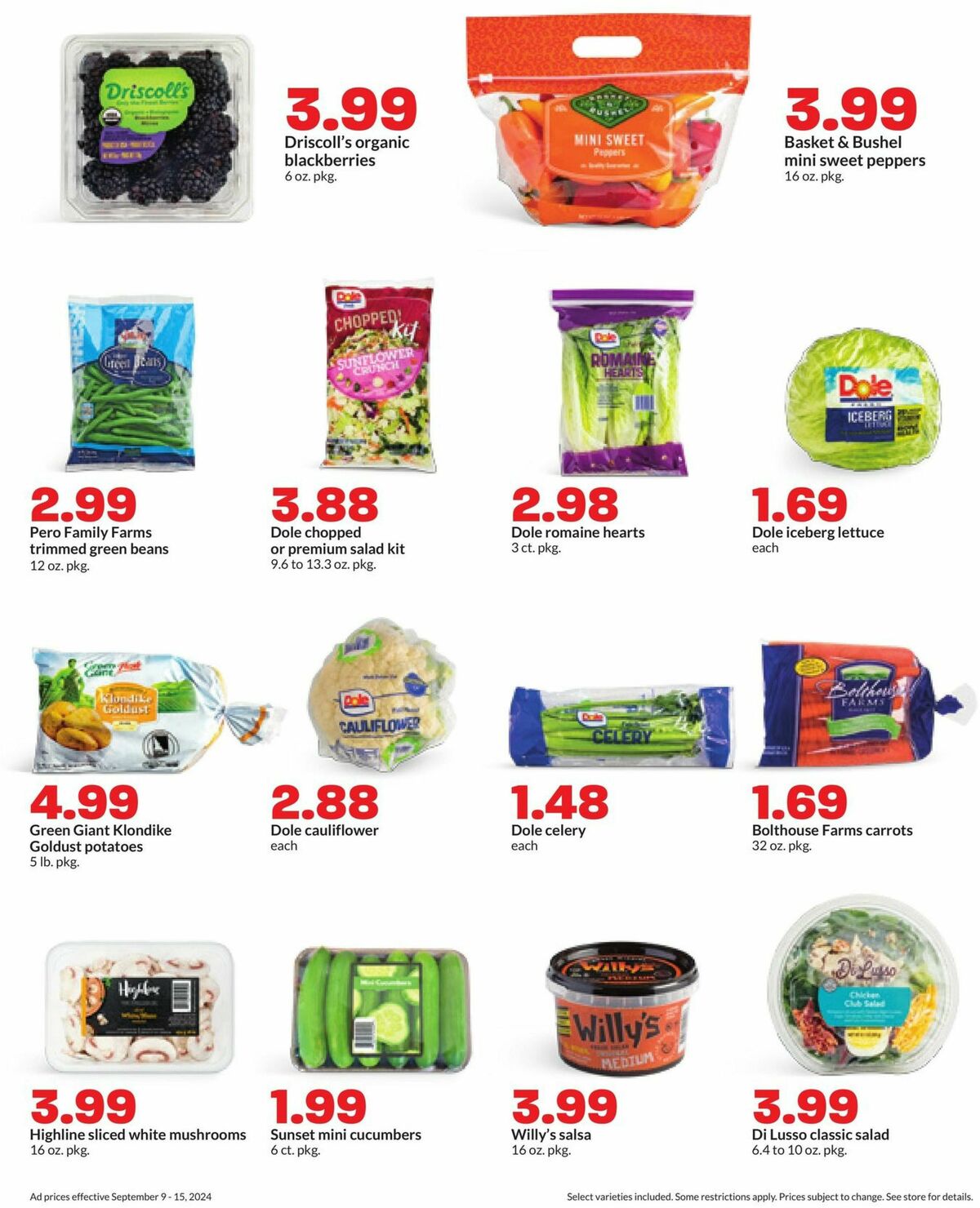 Hy-Vee Weekly Ad from September 9