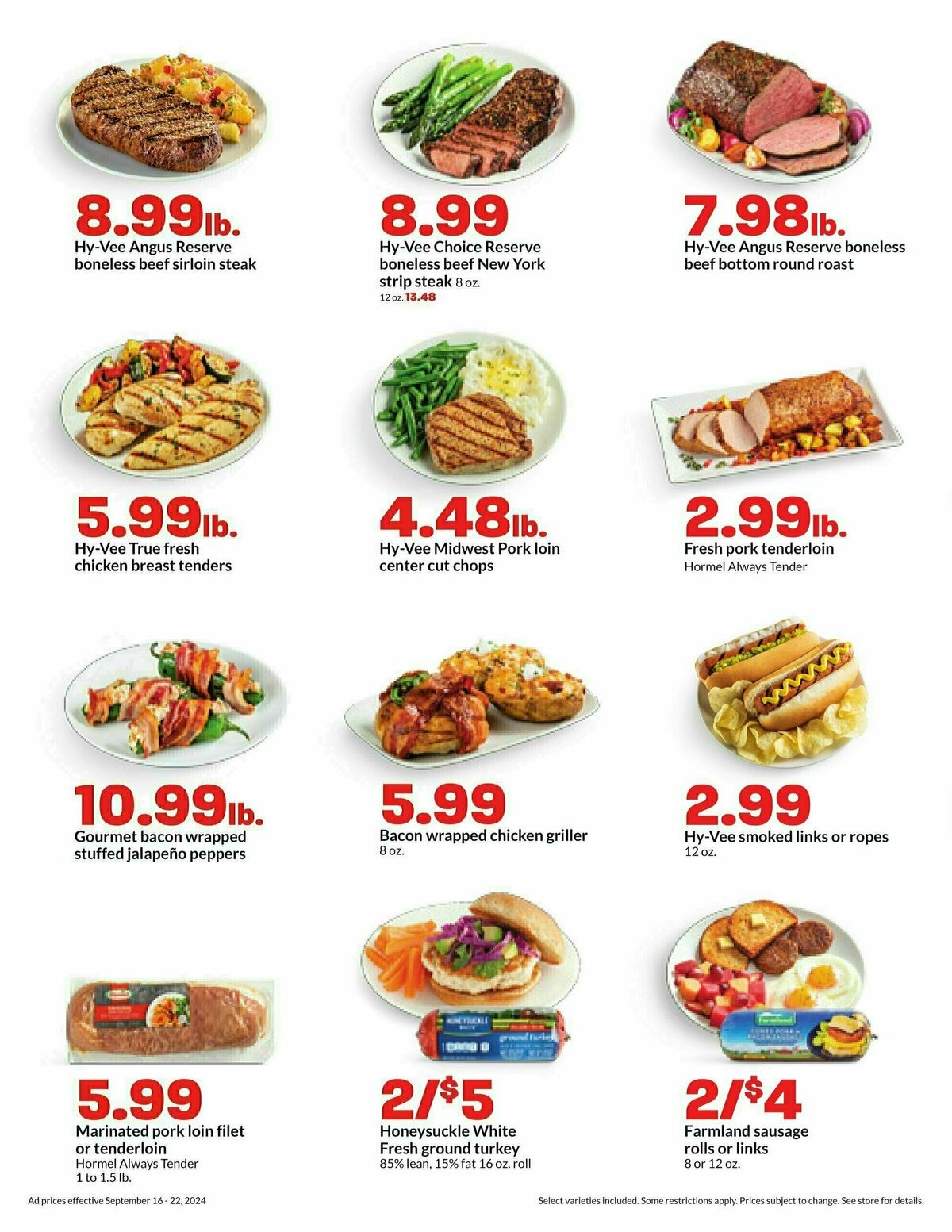 Hy-Vee Weekly Ad from September 16