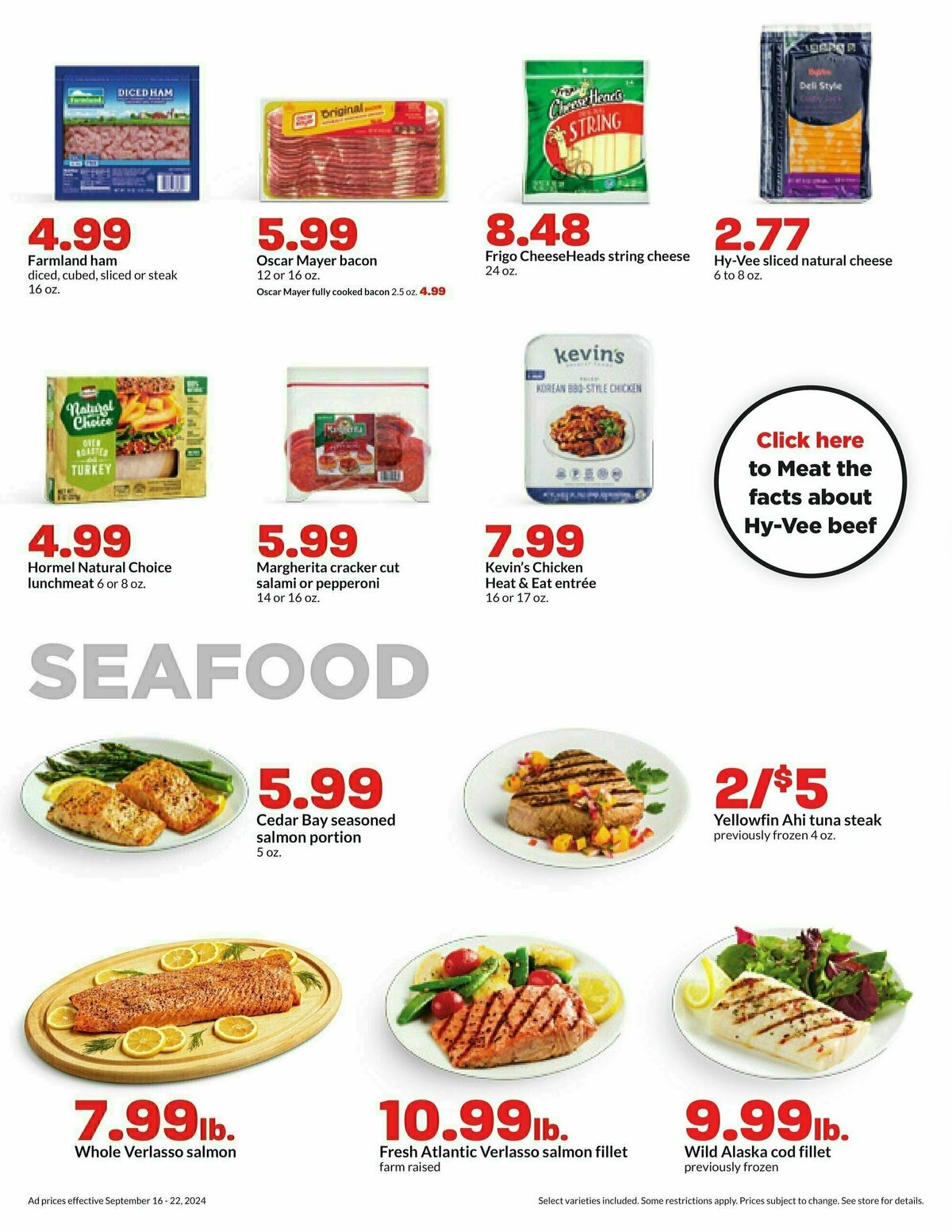 Hy-Vee Weekly Ad from September 16