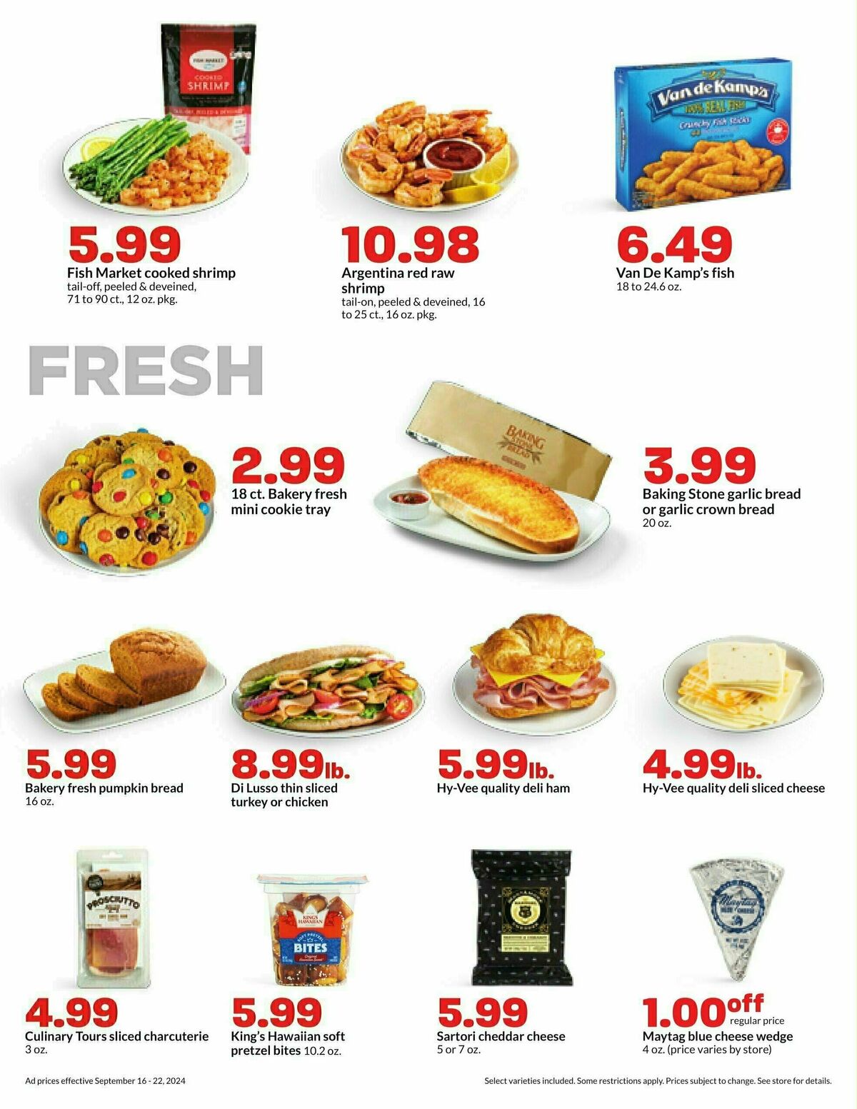 Hy-Vee Weekly Ad from September 16