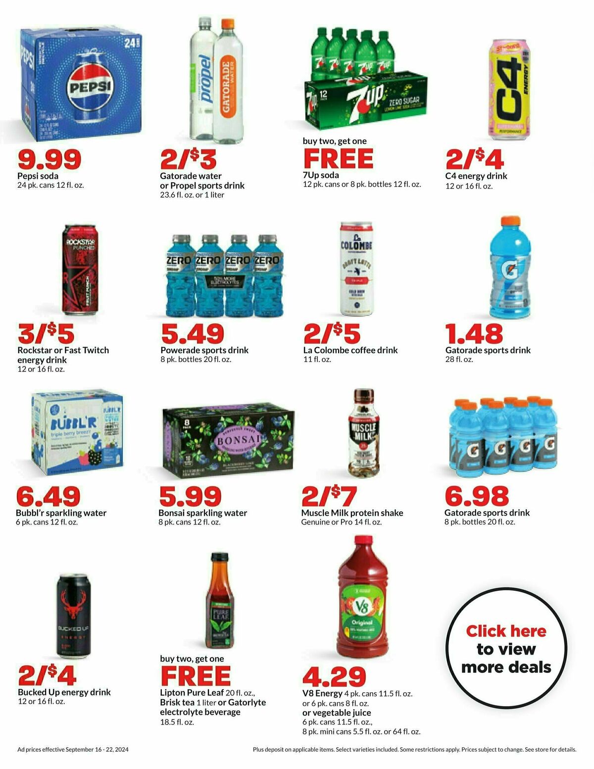 Hy-Vee Weekly Ad from September 16