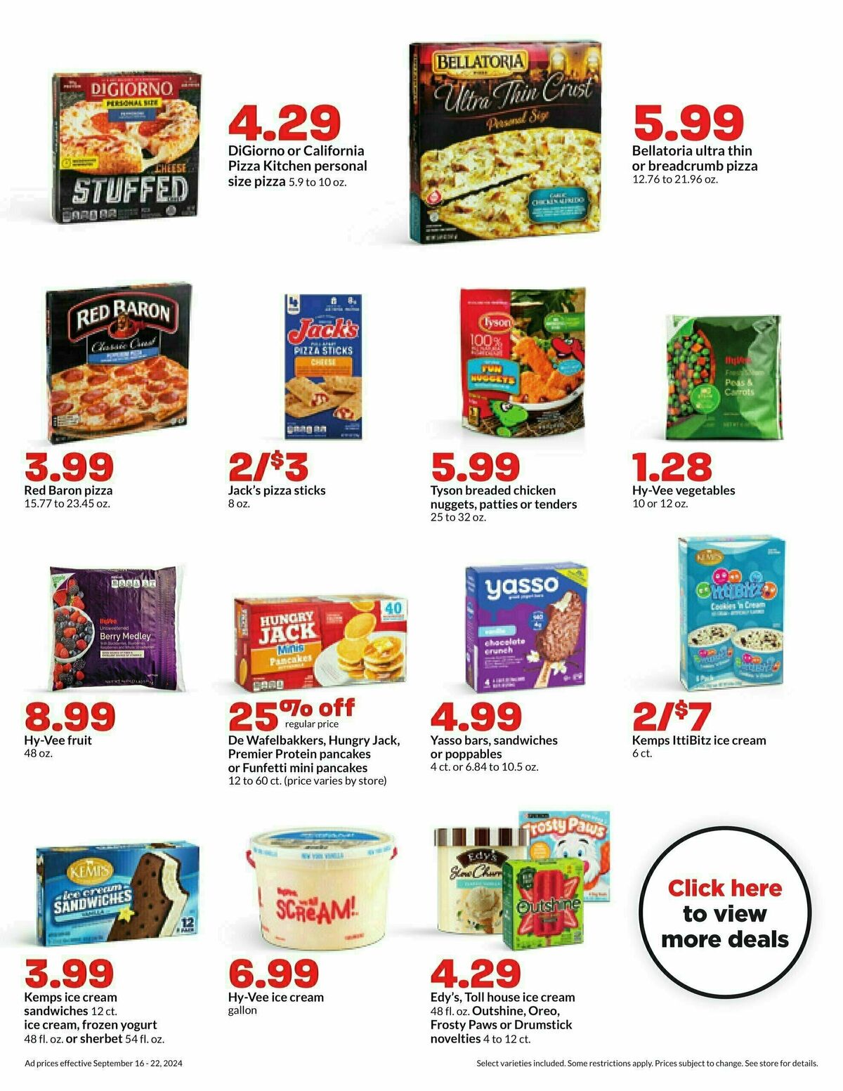 Hy-Vee Weekly Ad from September 16