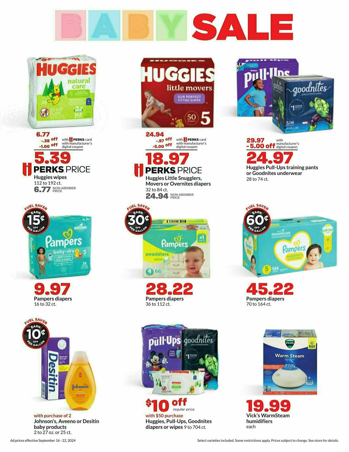 Hy-Vee Weekly Ad from September 16