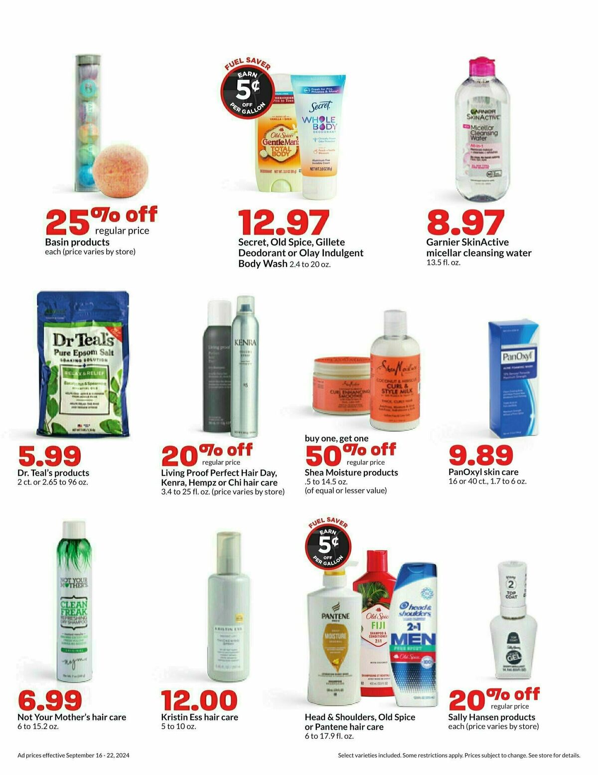 Hy-Vee Weekly Ad from September 16