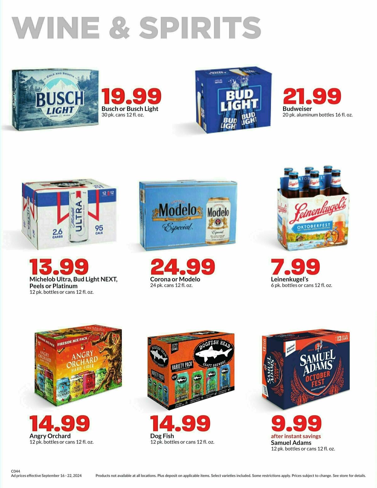 Hy-Vee Weekly Ad from September 16