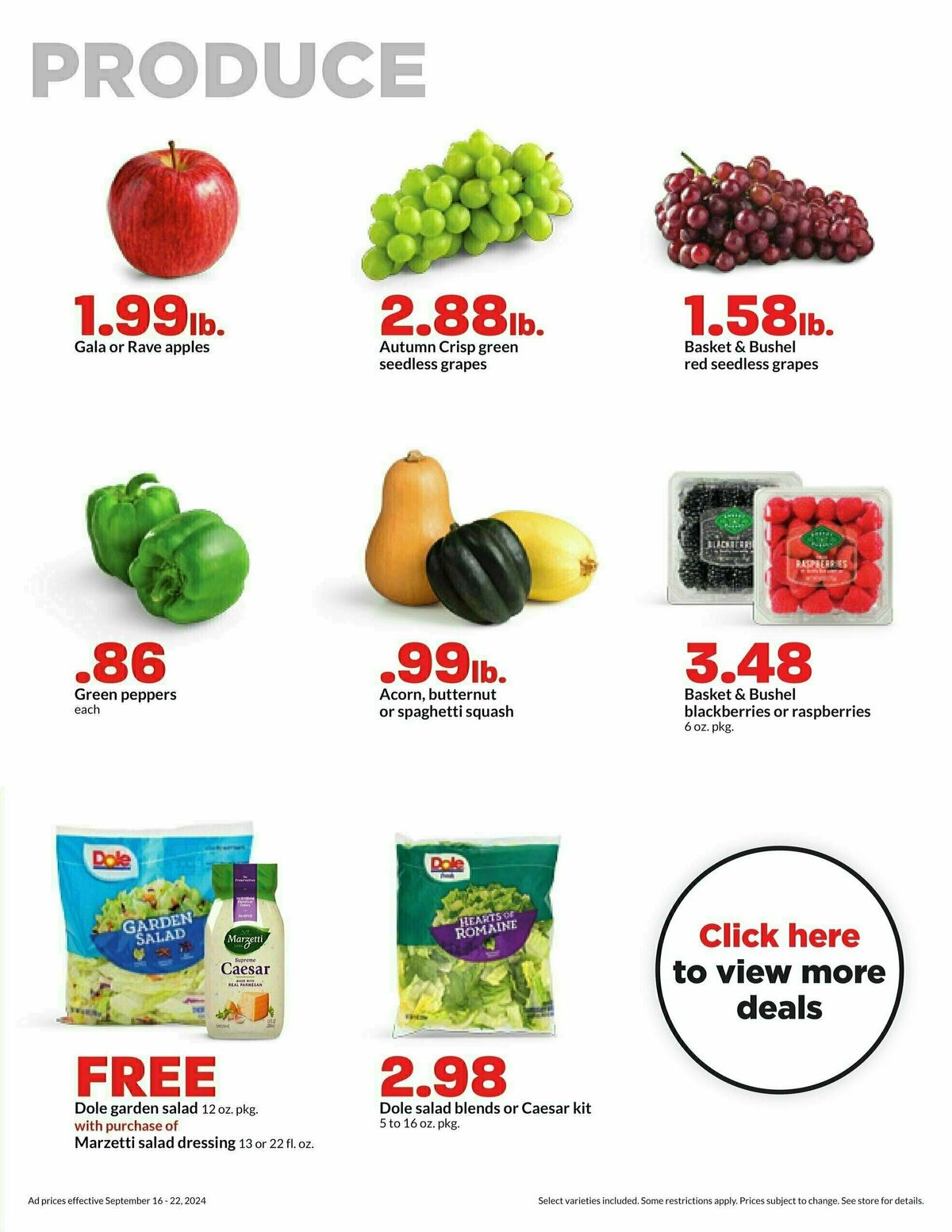 Hy-Vee Weekly Ad from September 16