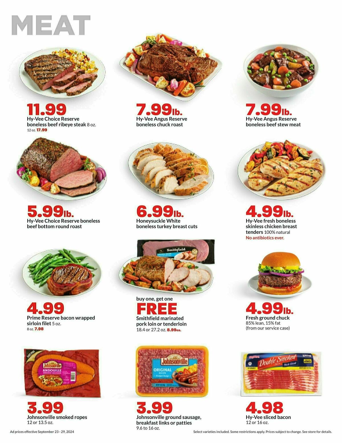 Hy-Vee Weekly Ad from September 23