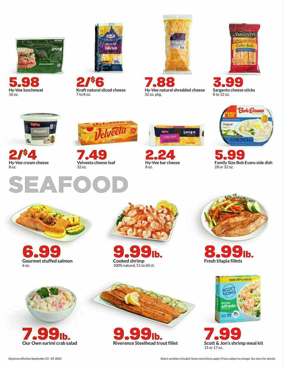 Hy-Vee Weekly Ad from September 23