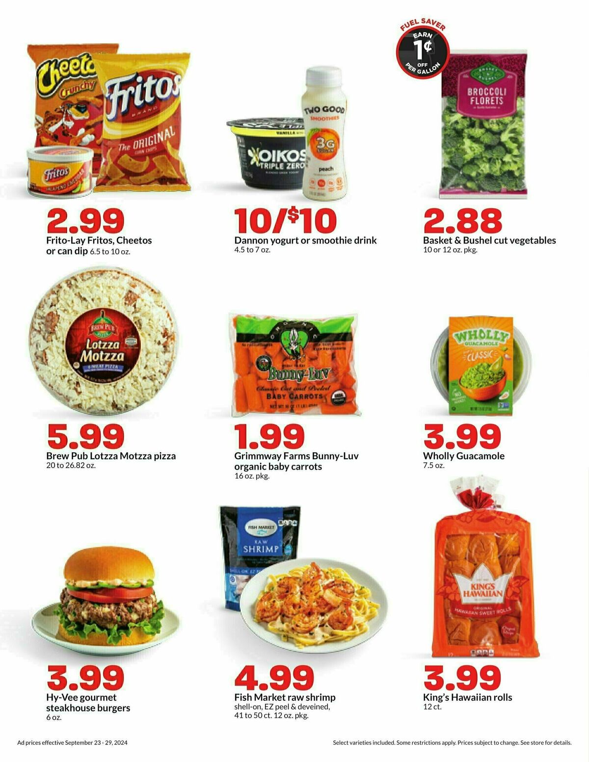 Hy-Vee Weekly Ad from September 23