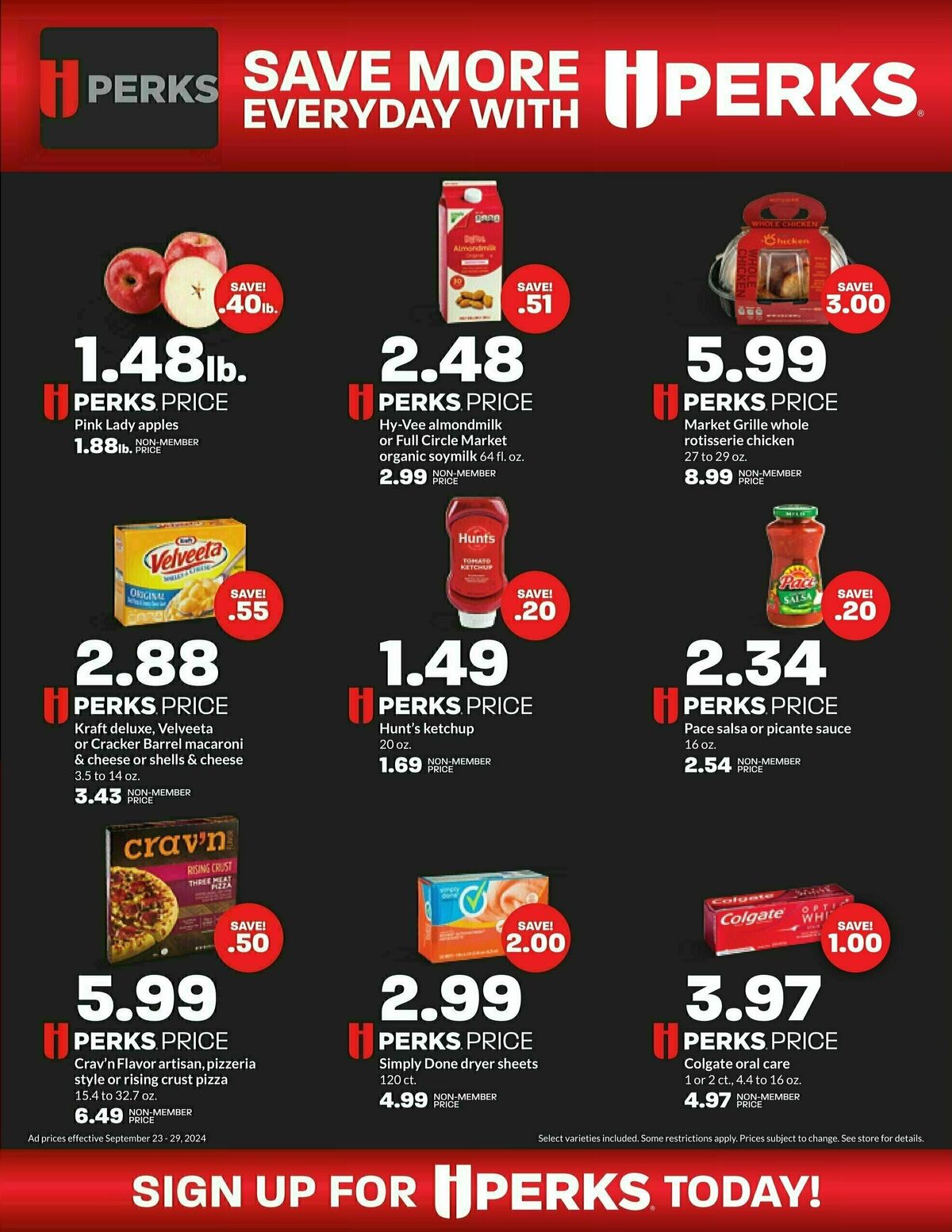 Hy-Vee Weekly Ad from September 23