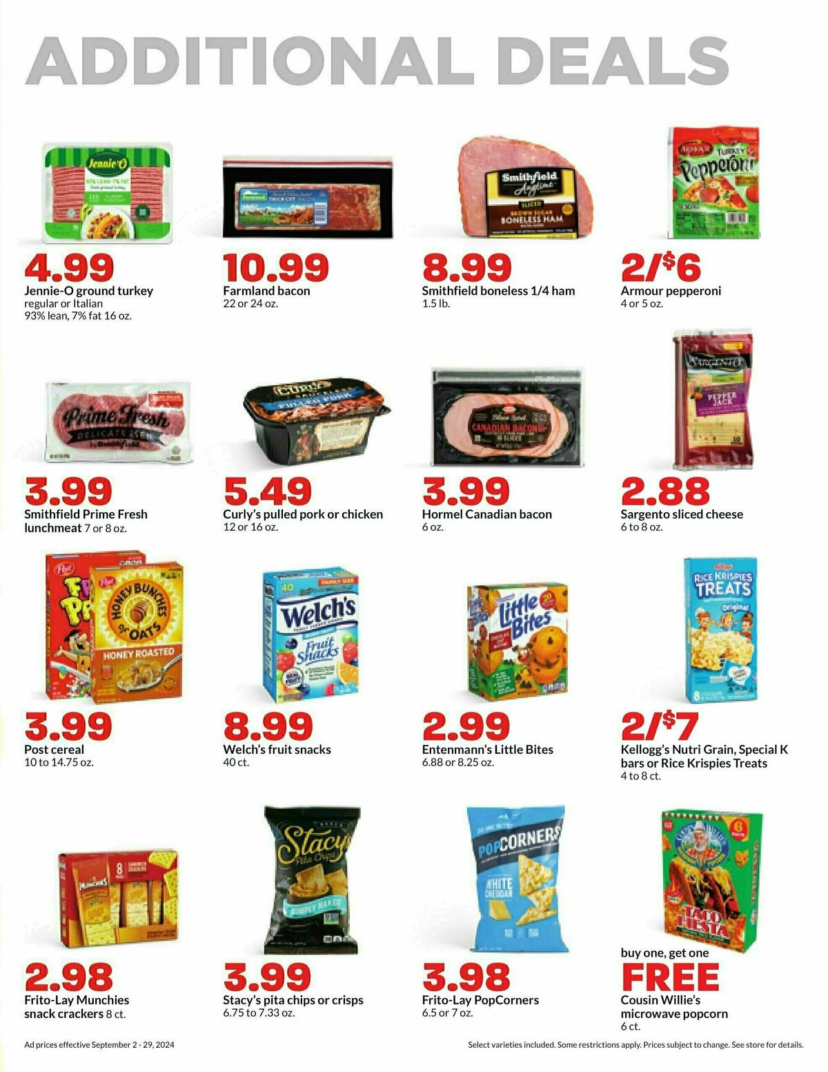 Hy-Vee Weekly Ad from September 23