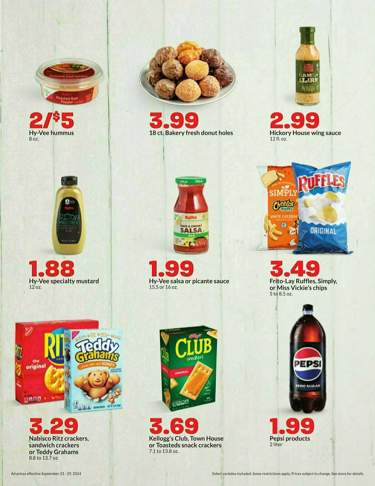 Hy-Vee Weekly Ad from September 23