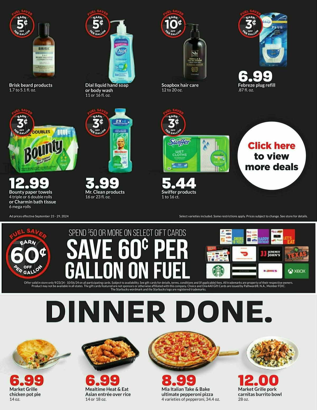 Hy-Vee Weekly Ad from September 23