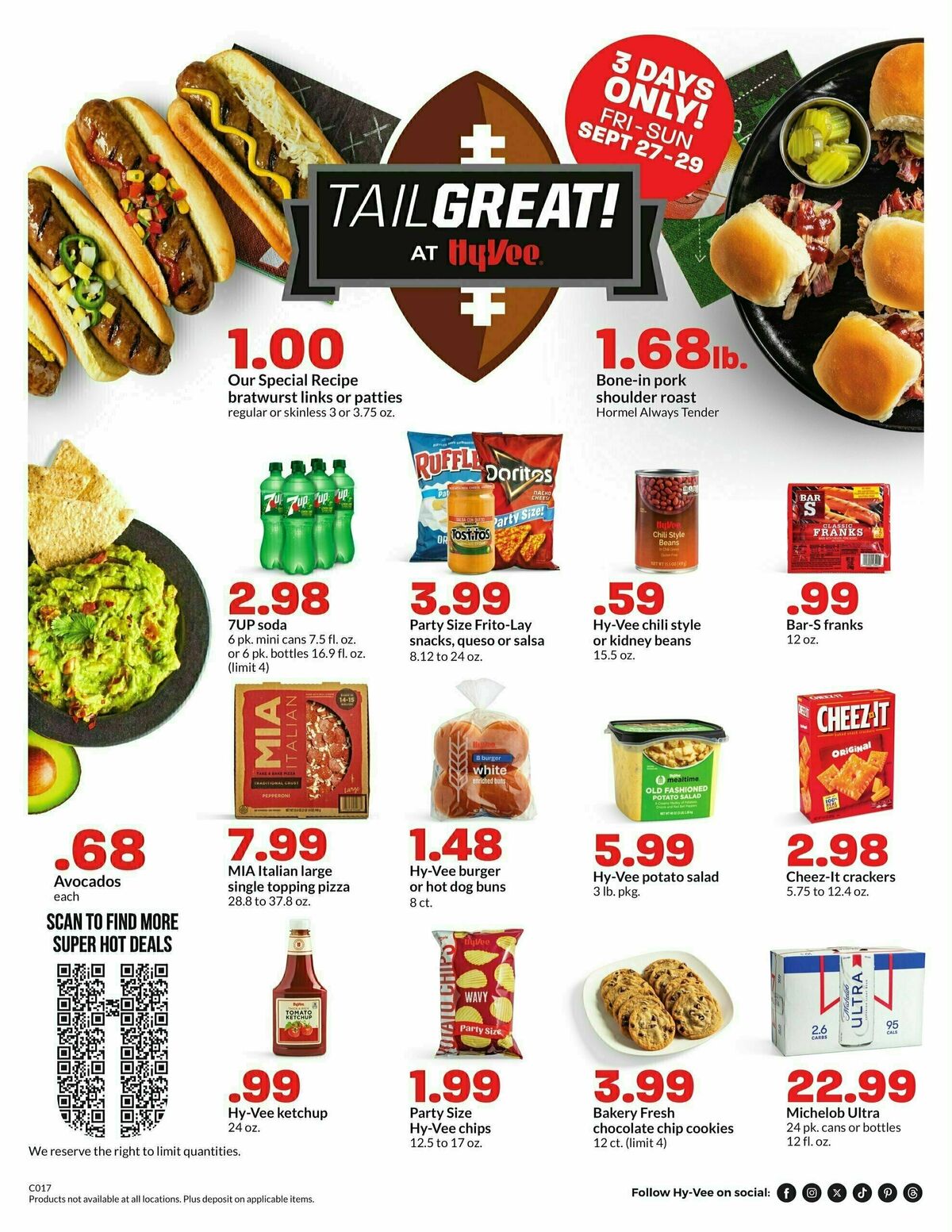 Hy-Vee TALEGREAT! Weekly Ad from September 27