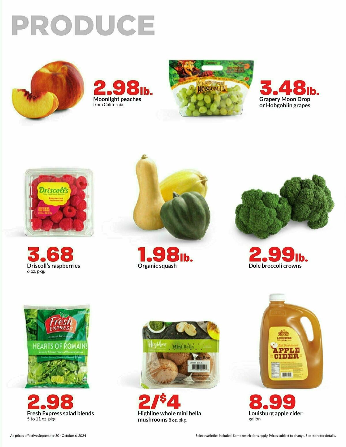 Hy-Vee Weekly Ad from September 30