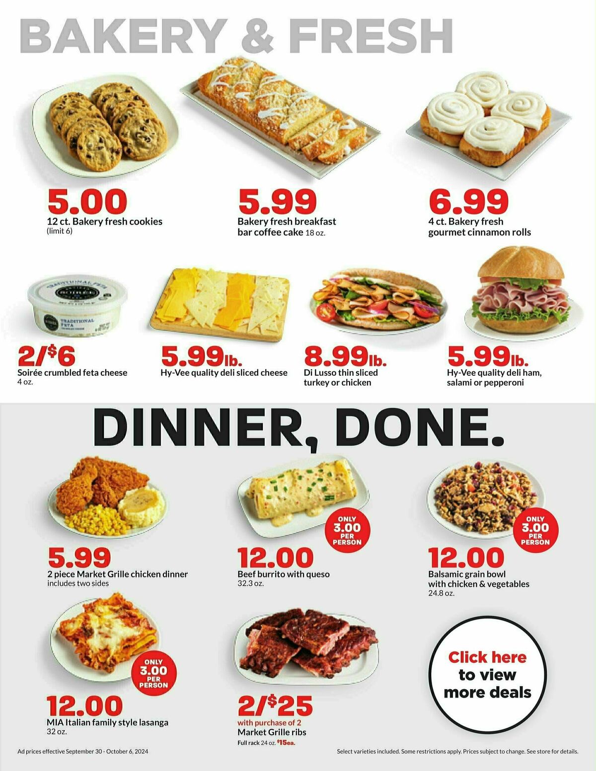 Hy-Vee Weekly Ad from September 30