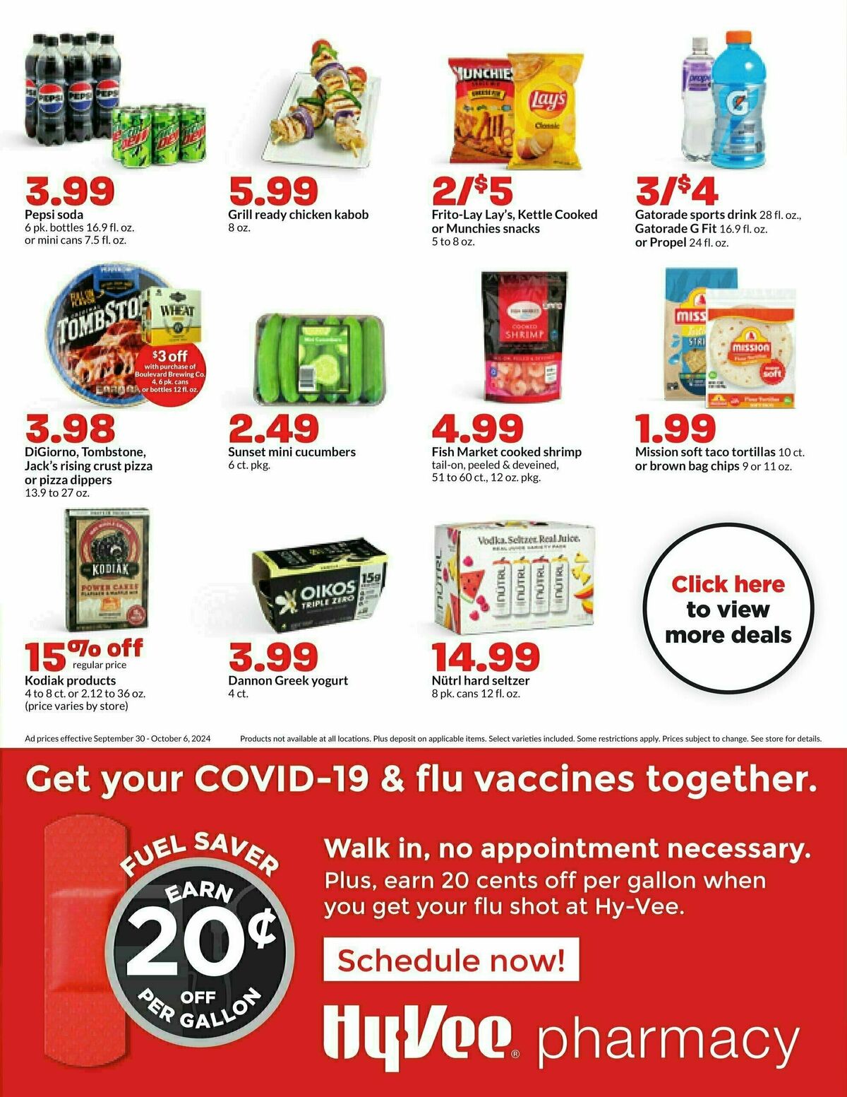 Hy-Vee Weekly Ad from September 30