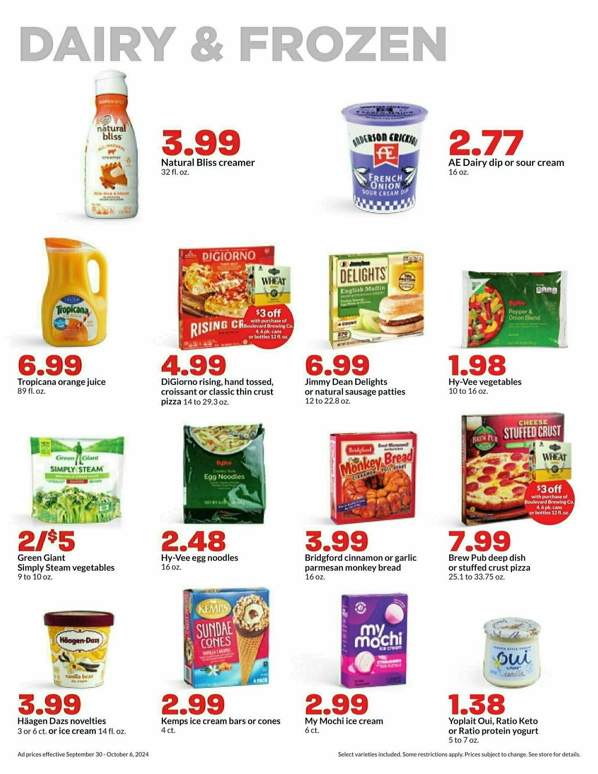 Hy-Vee Weekly Ad from September 30