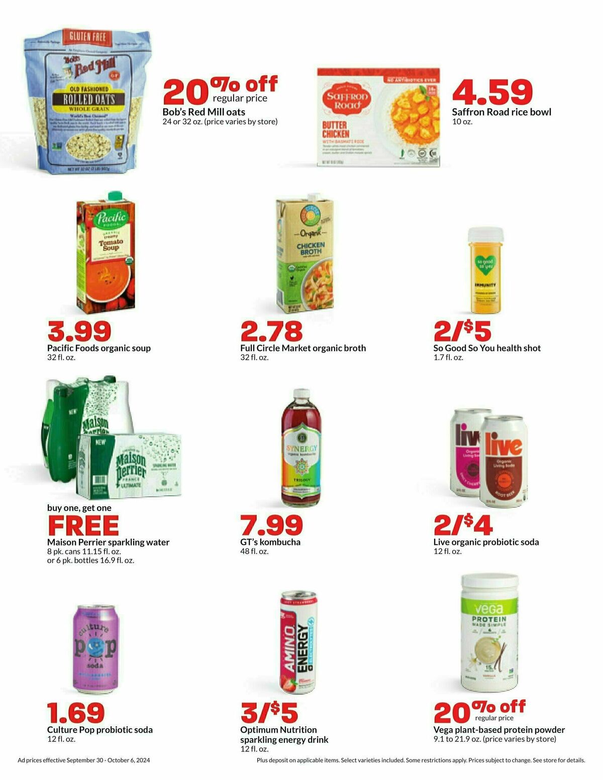 Hy-Vee Weekly Ad from September 30