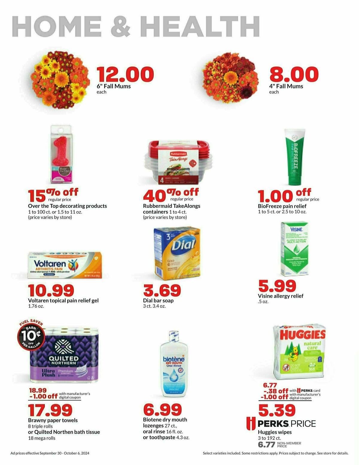 Hy-Vee Weekly Ad from September 30