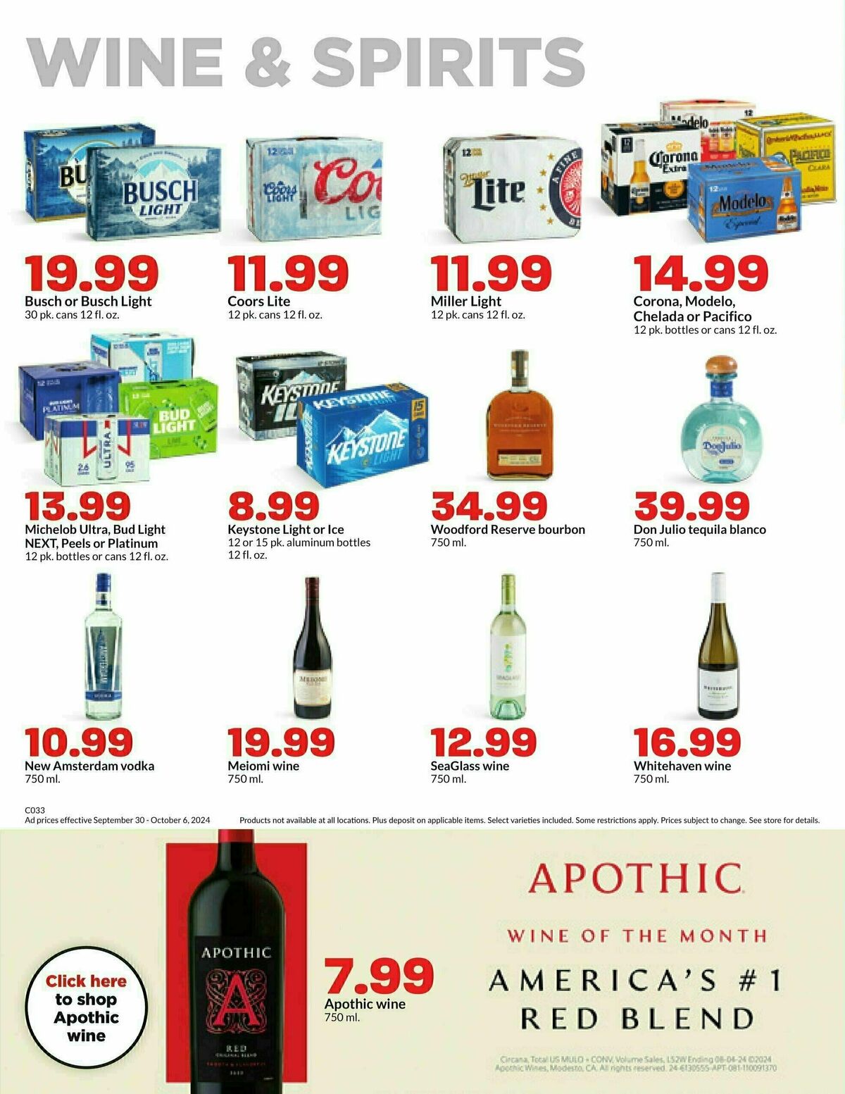 Hy-Vee Weekly Ad from September 30