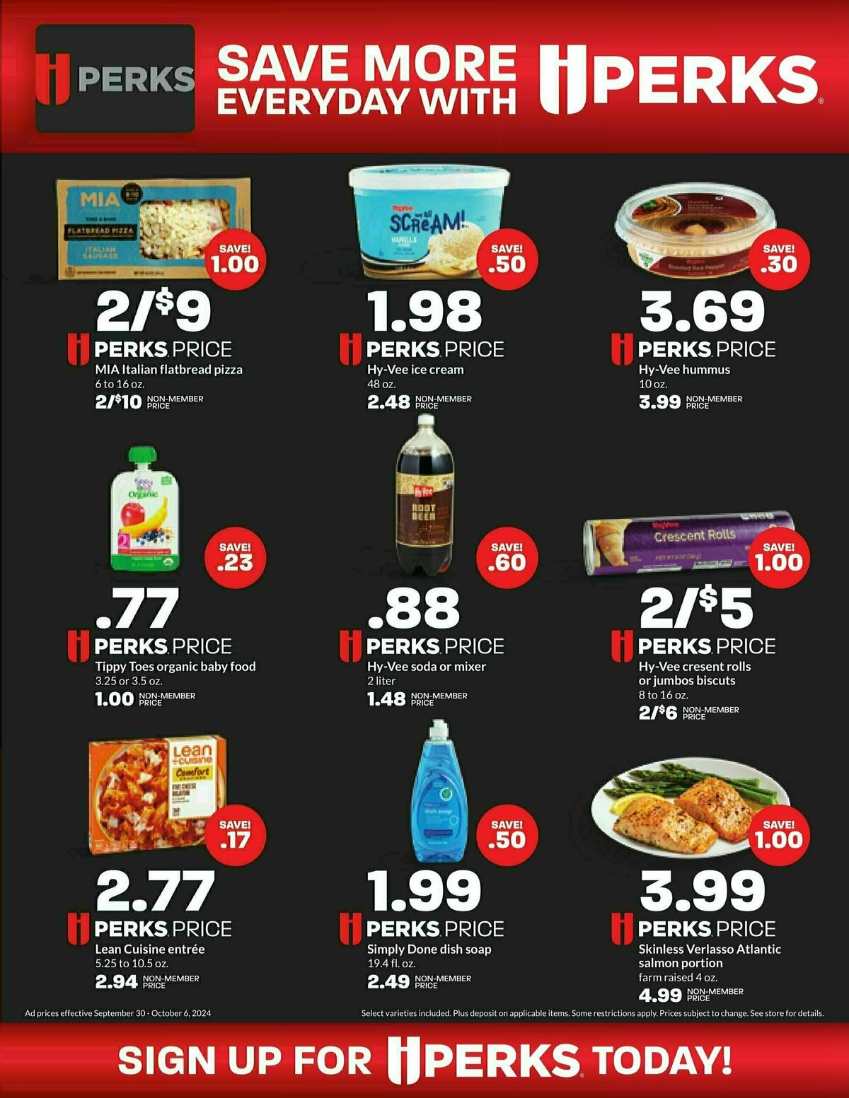 Hy-Vee Weekly Ad from September 30