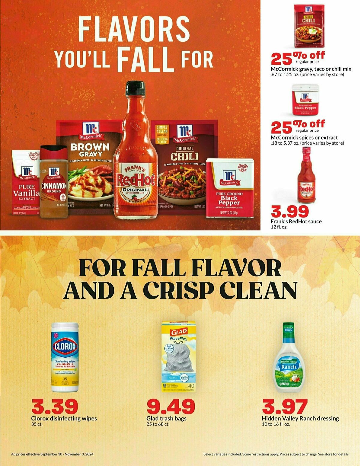 Hy-Vee Weekly Ad from September 30