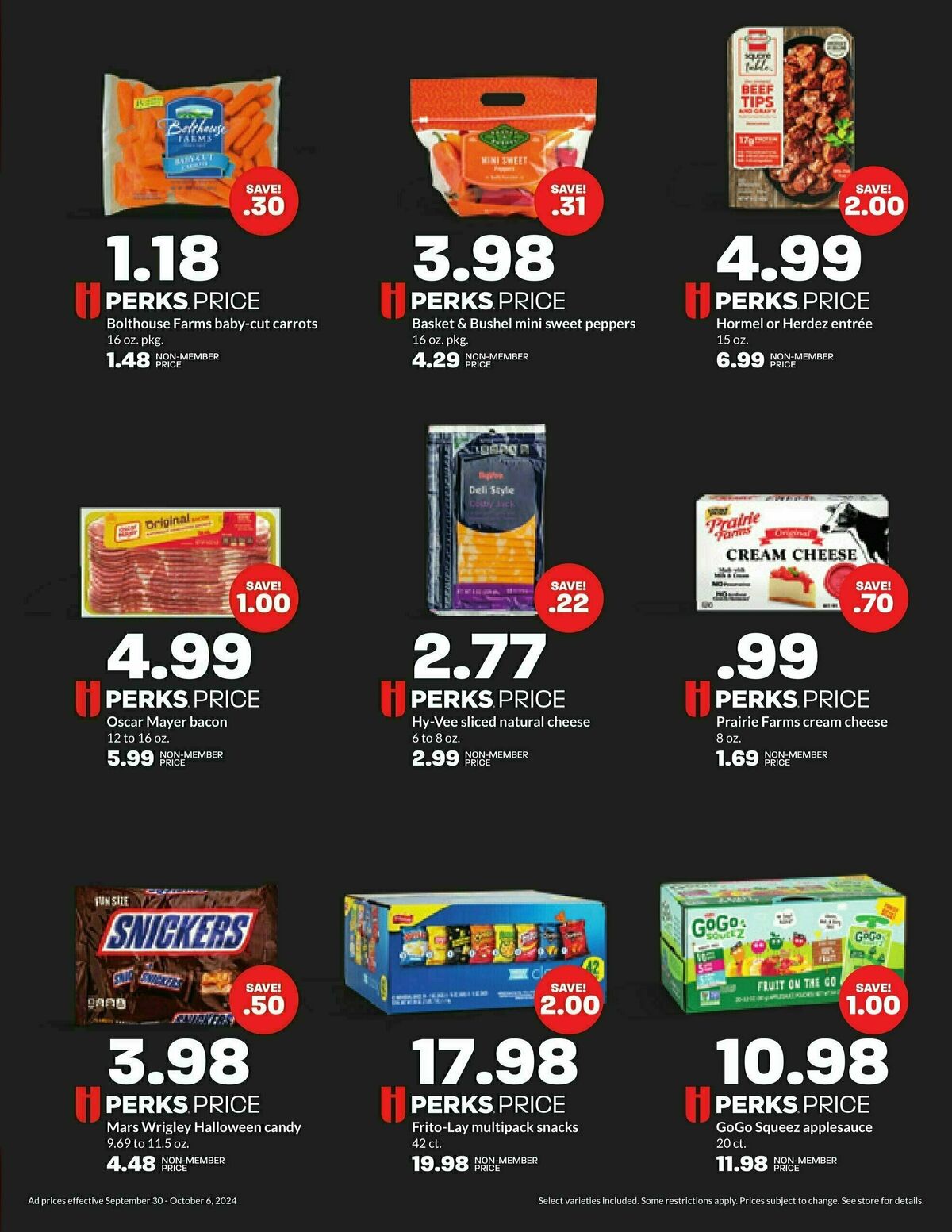 Hy-Vee Weekly Ad from September 30