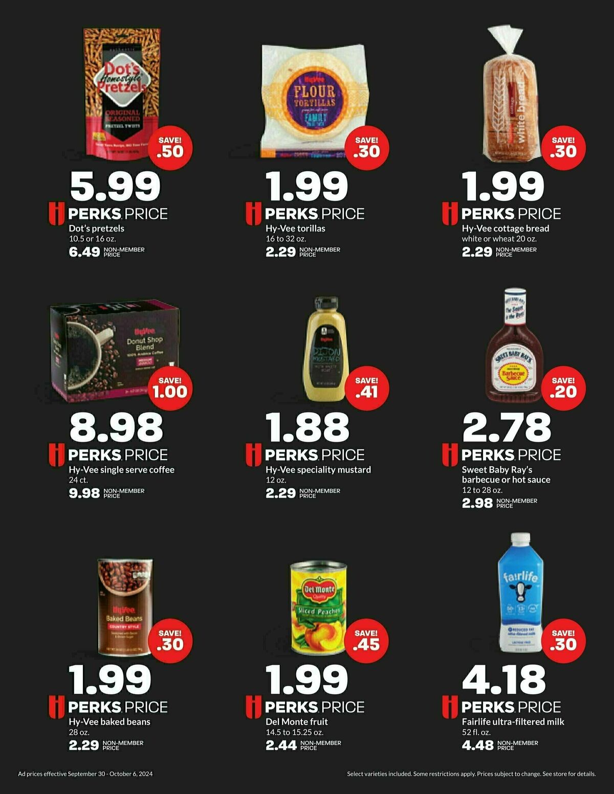 Hy-Vee Weekly Ad from September 30