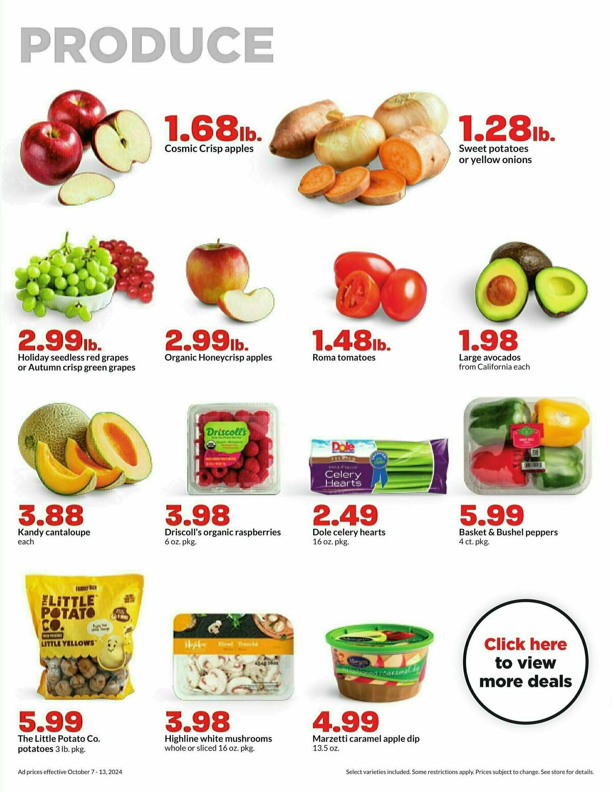 Hy-Vee Weekly Ad from October 7