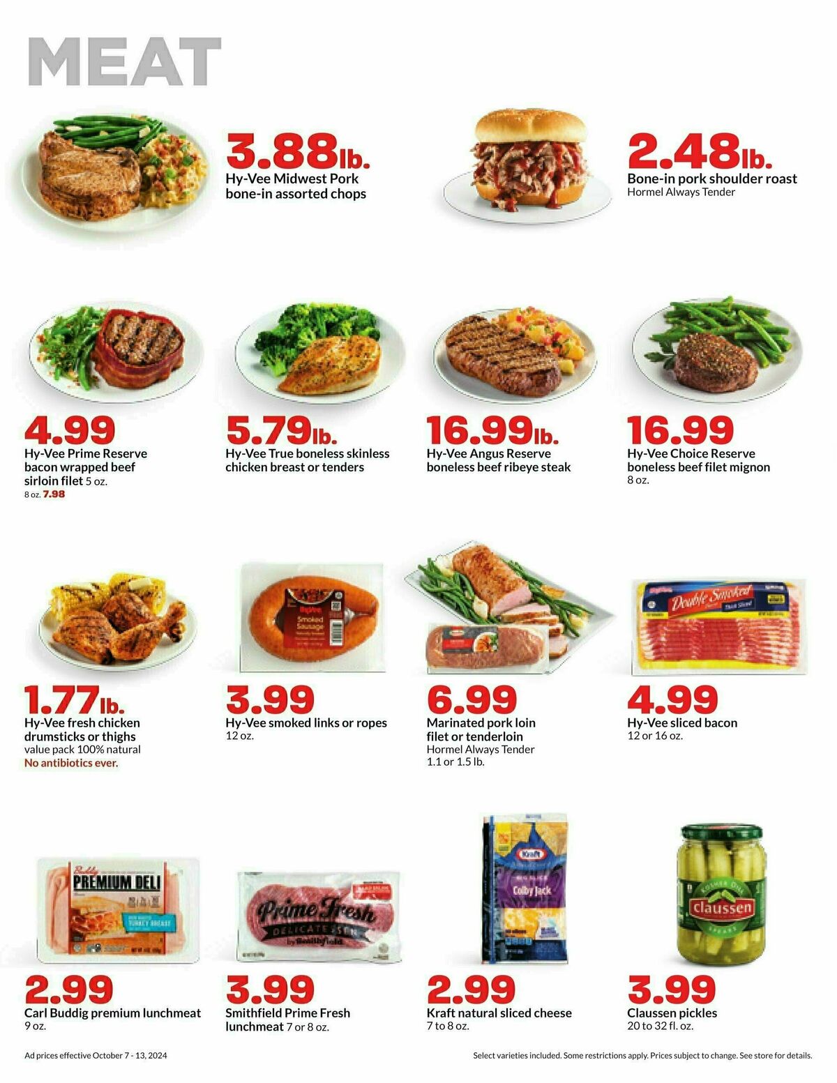 Hy-Vee Weekly Ad from October 7