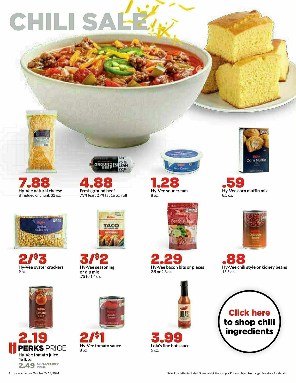 Hy-Vee Weekly Ad from October 7