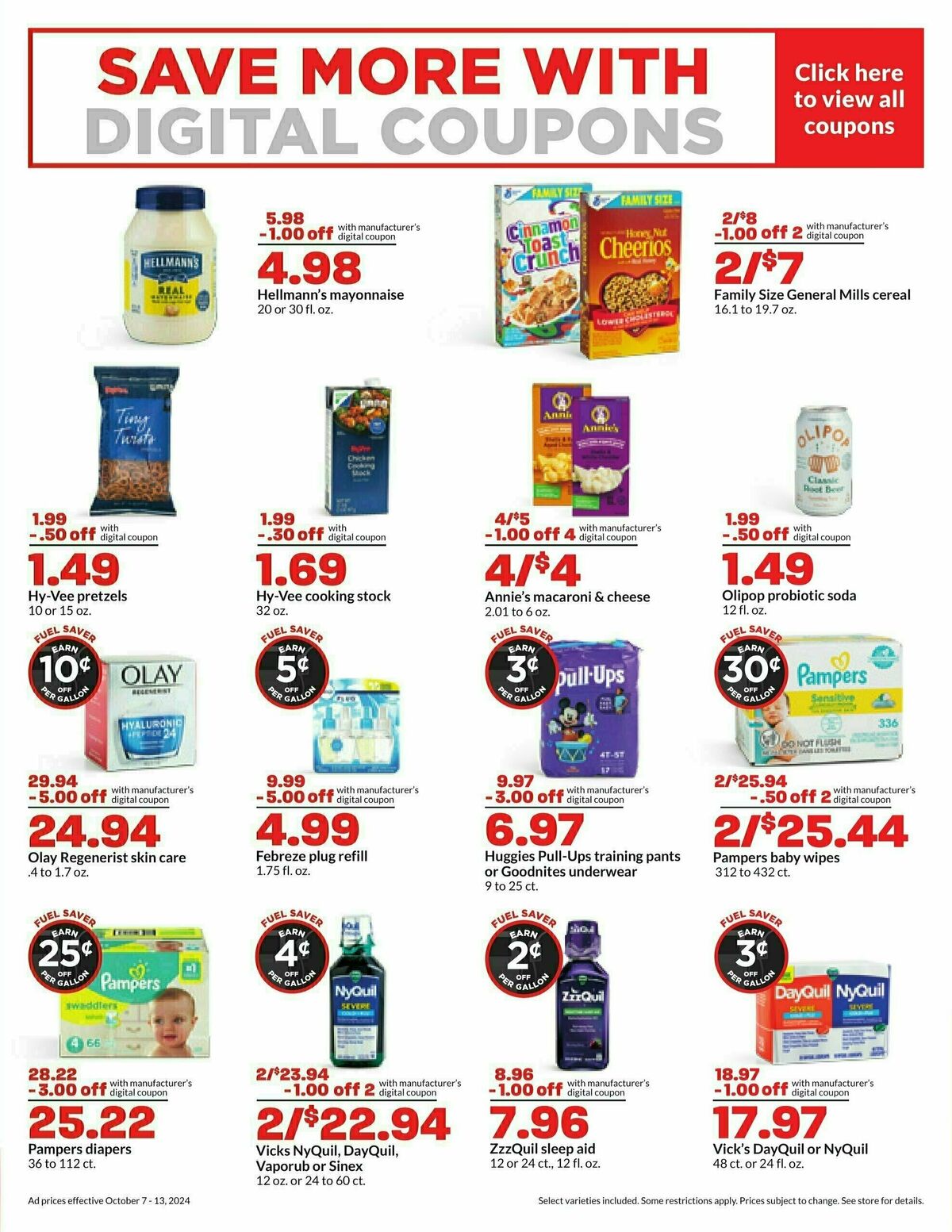 Hy-Vee Weekly Ad from October 7