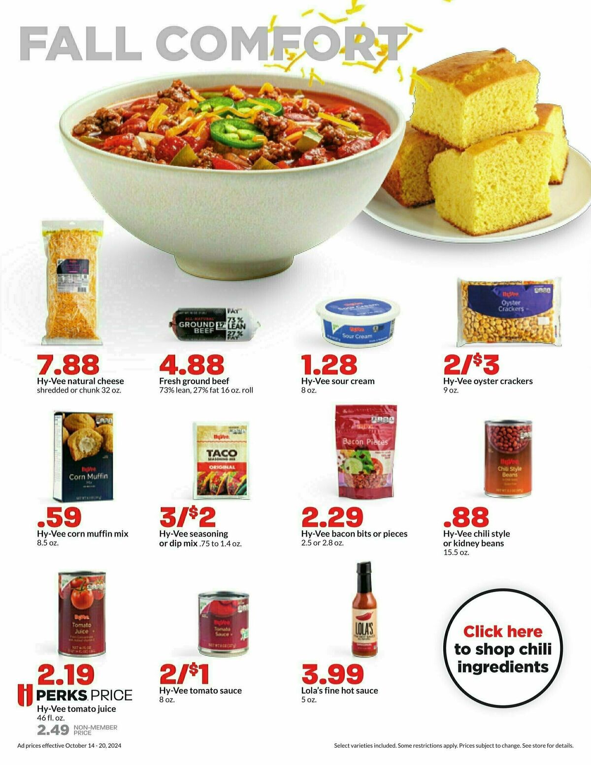 Hy-Vee Weekly Ad from October 14