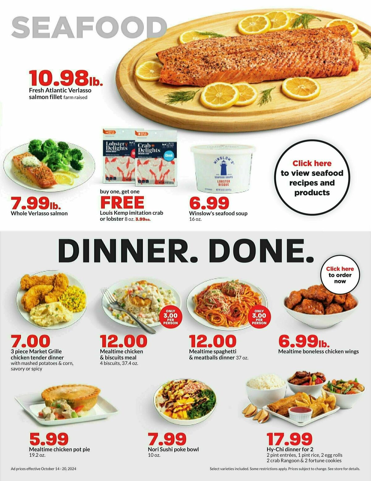 Hy-Vee Weekly Ad from October 14