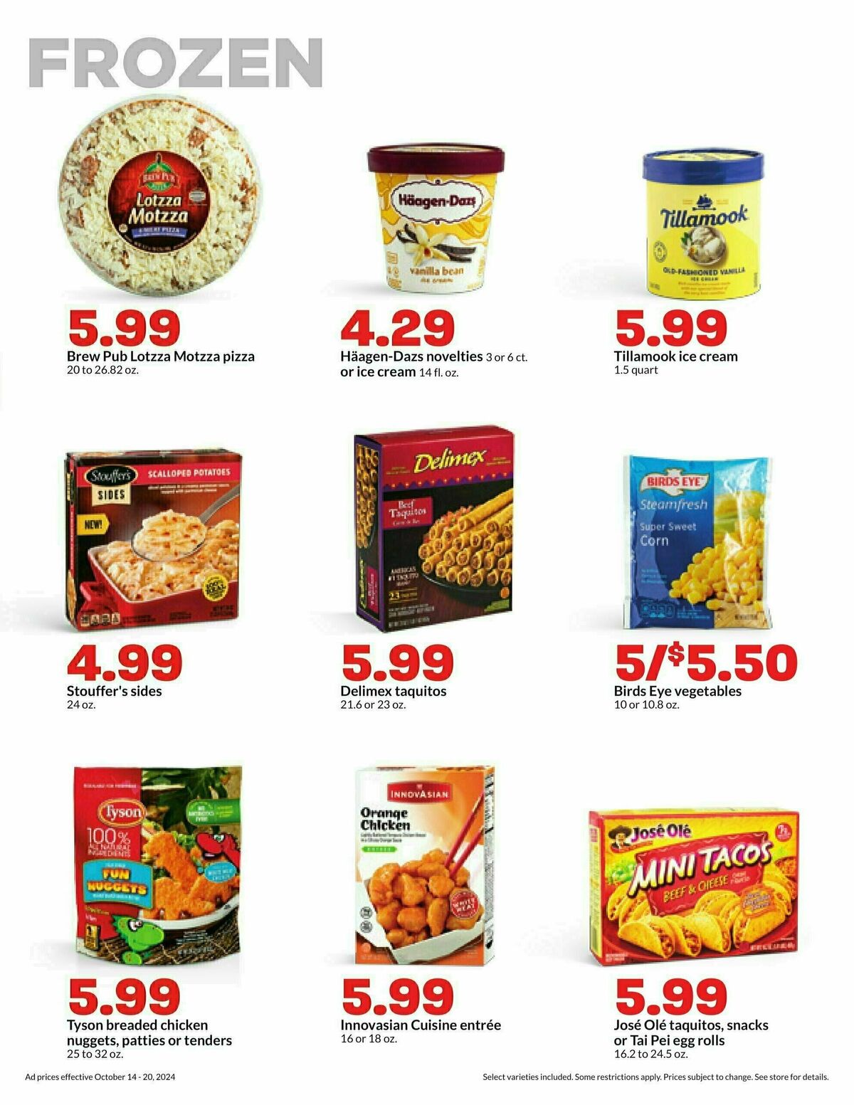 Hy-Vee Weekly Ad from October 14