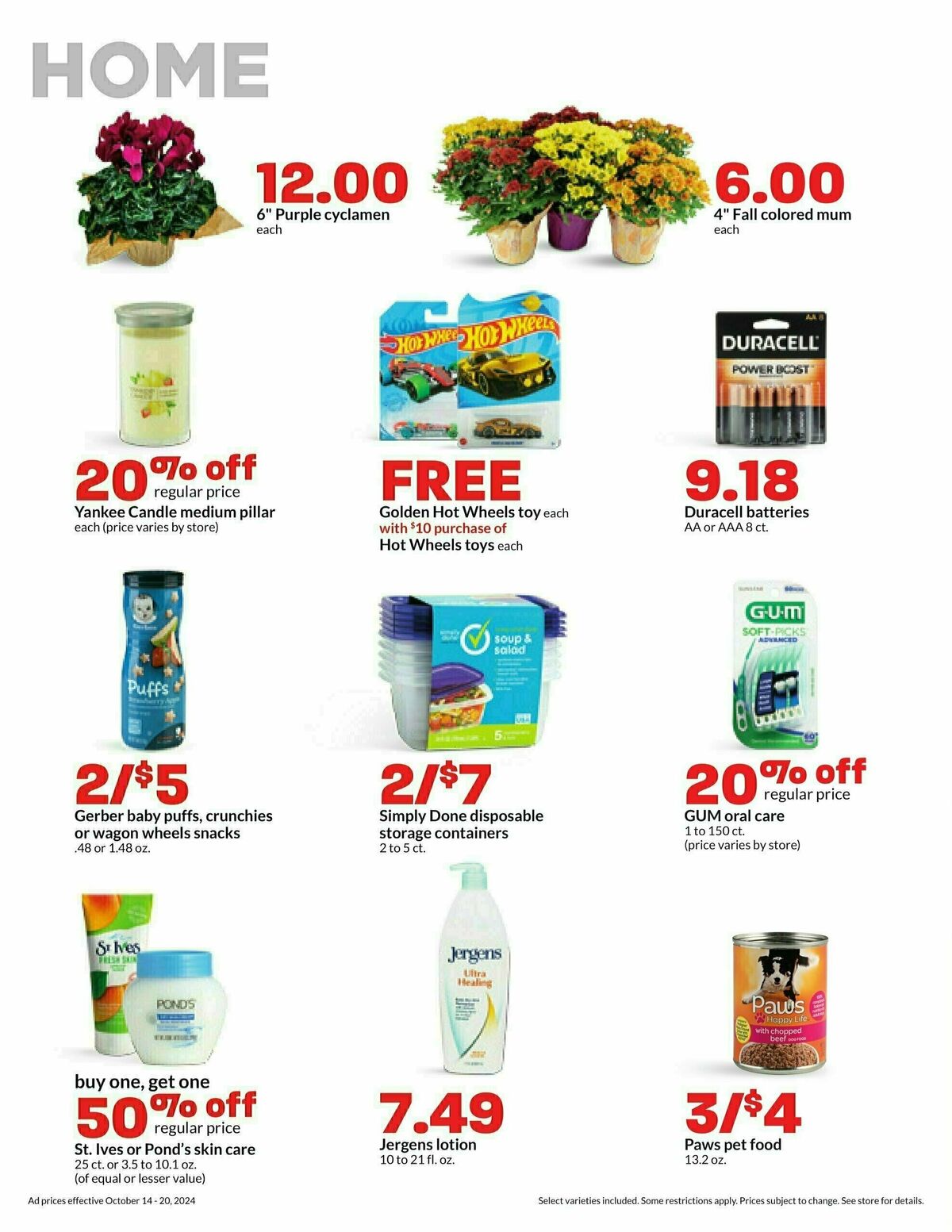 Hy-Vee Weekly Ad from October 14