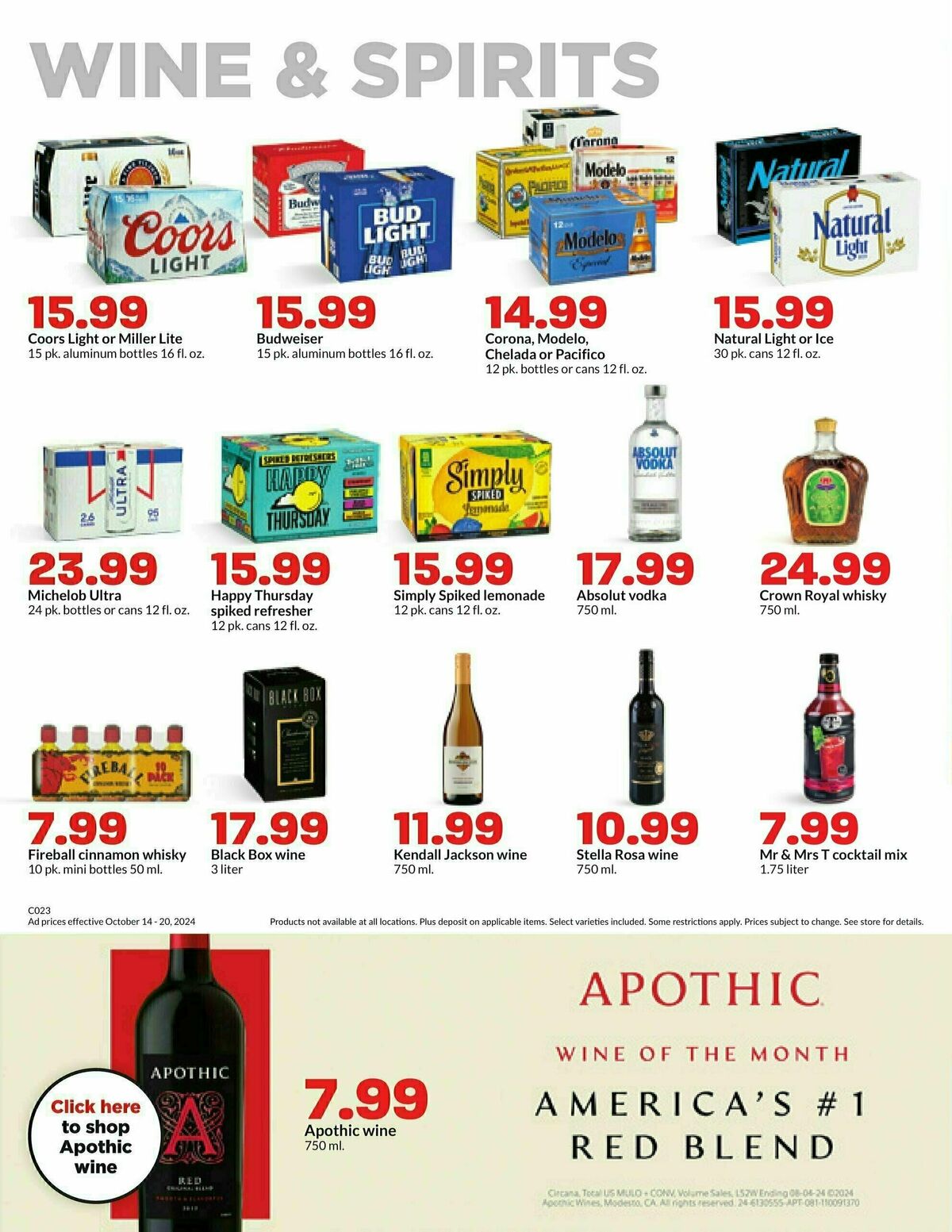 Hy-Vee Weekly Ad from October 14